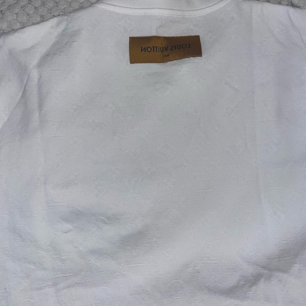 Louis Vuitton printed T-shirt with beads